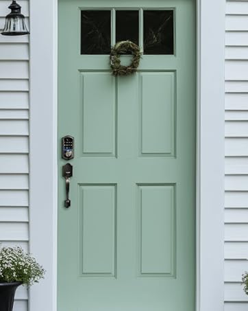 keyless entry door lock with handle 