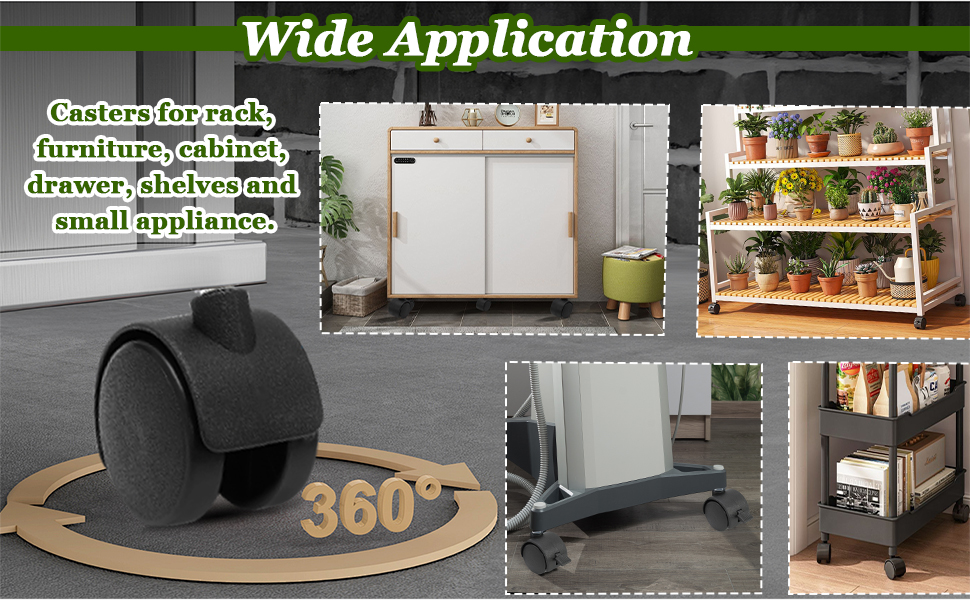 swivel stem casters