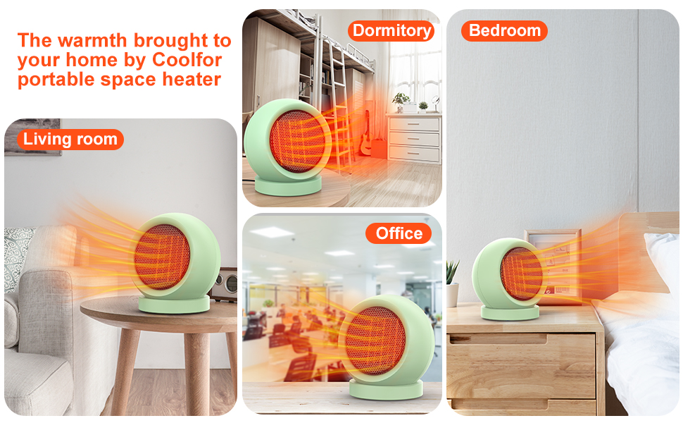 Portable space heater