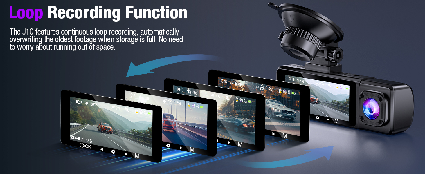 3 channel dashcam