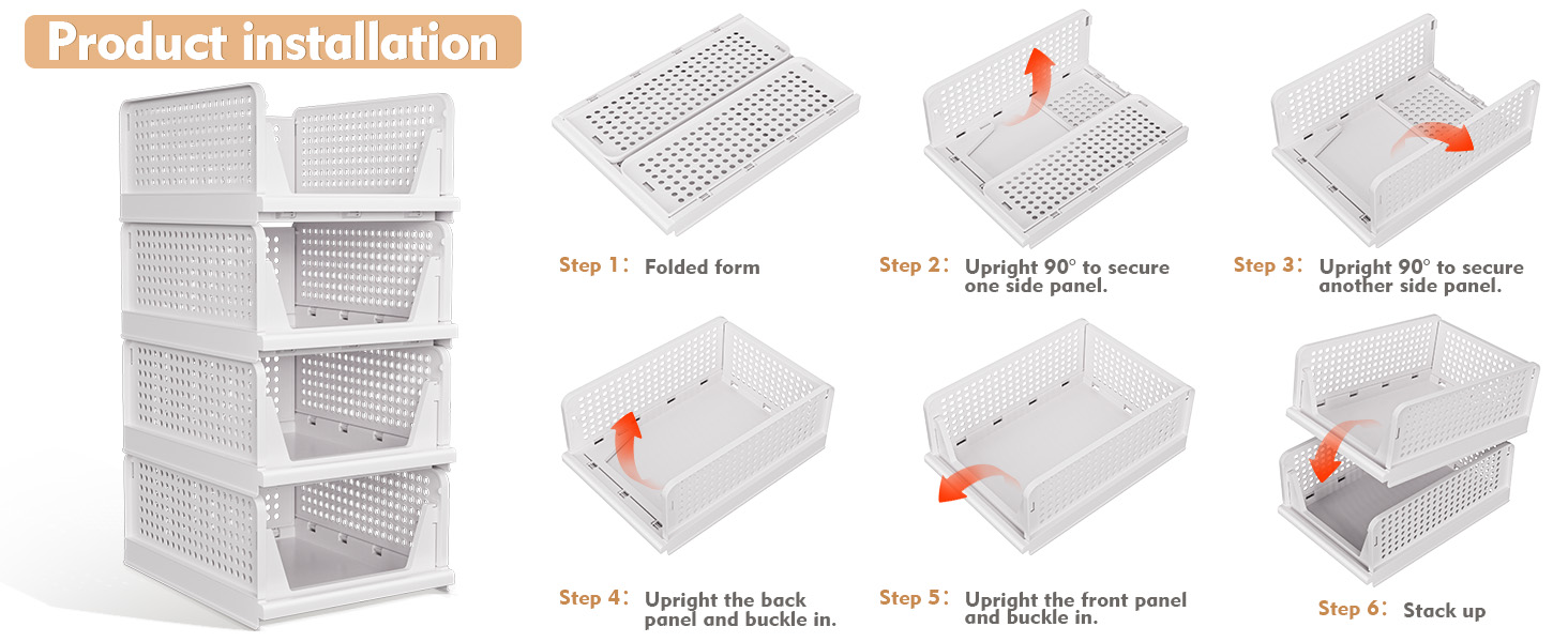 Folding Closet Organizers Storage Box
