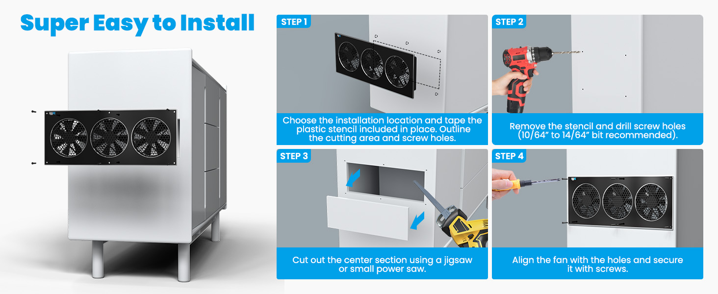 Video Cabinet Cooling Fan