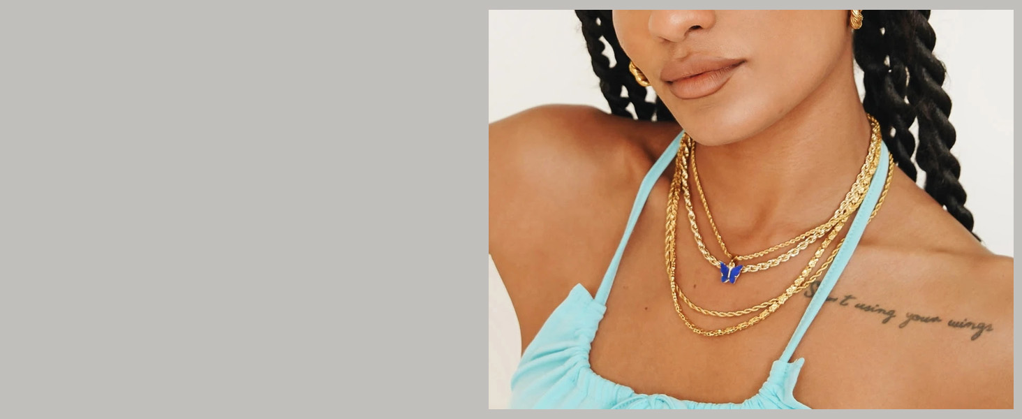 gold necklace 