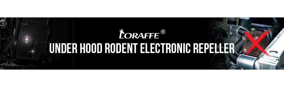 loraffe battery operated rodent repellent for car engines