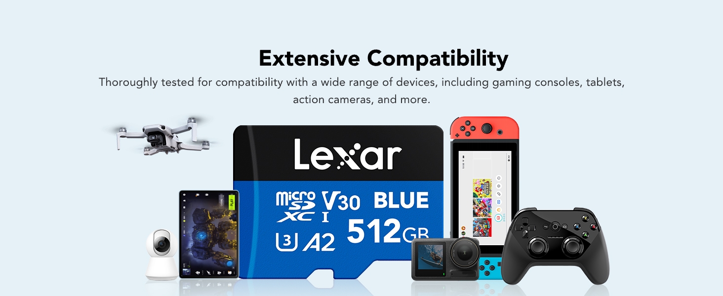 Blue Microsd