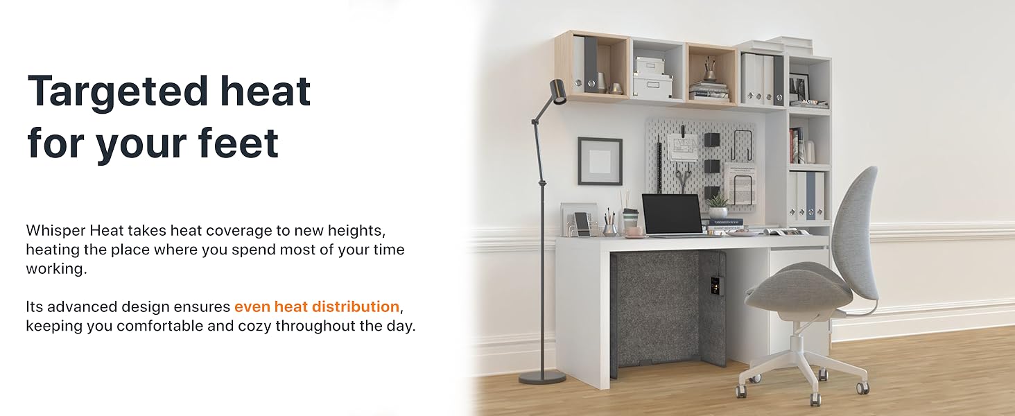 whisper heat is so quiet it won't disturb you day or night. sleep comfortably