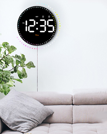digital wall clock