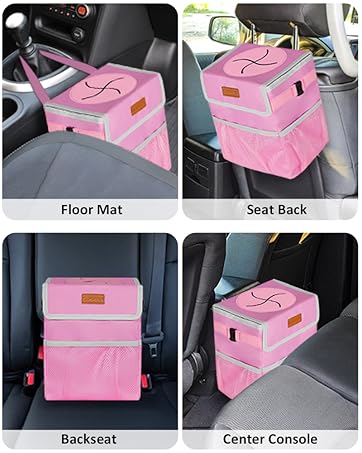 garbage can for car