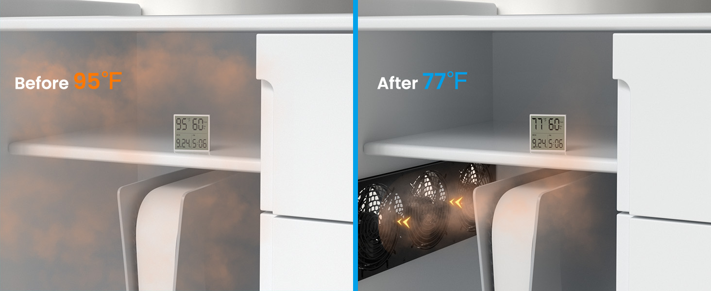 Video Cabinet Cooling Fan