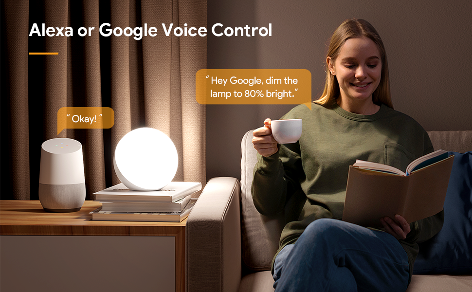 Compatible with Alexa or google