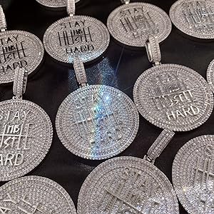 Stay Humble-Hustle Hard Pendant Necklace