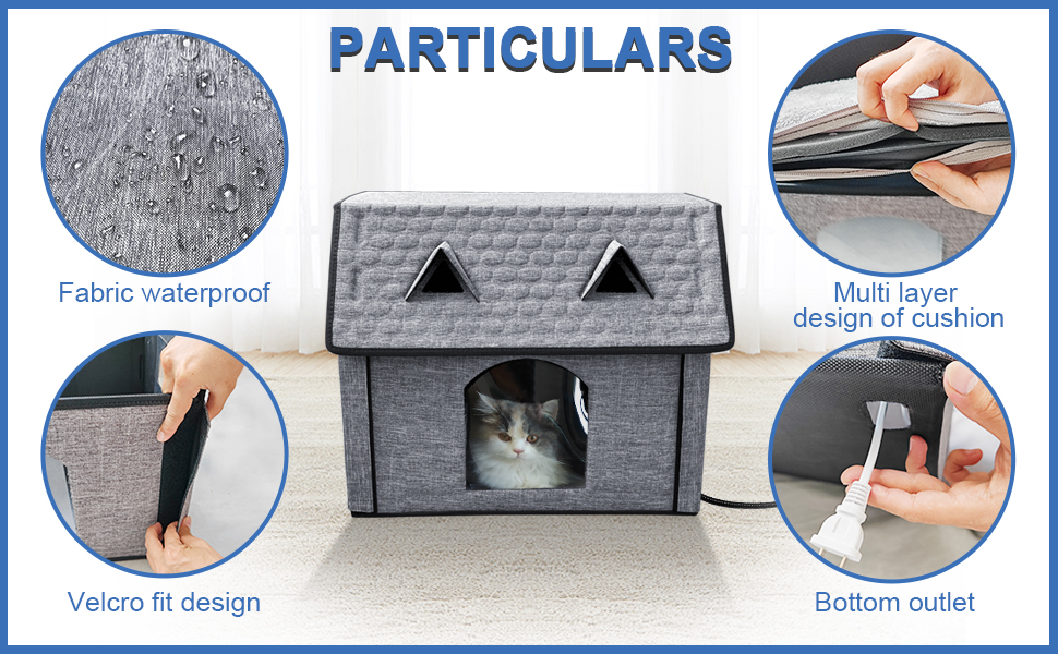 details on cat heating bed