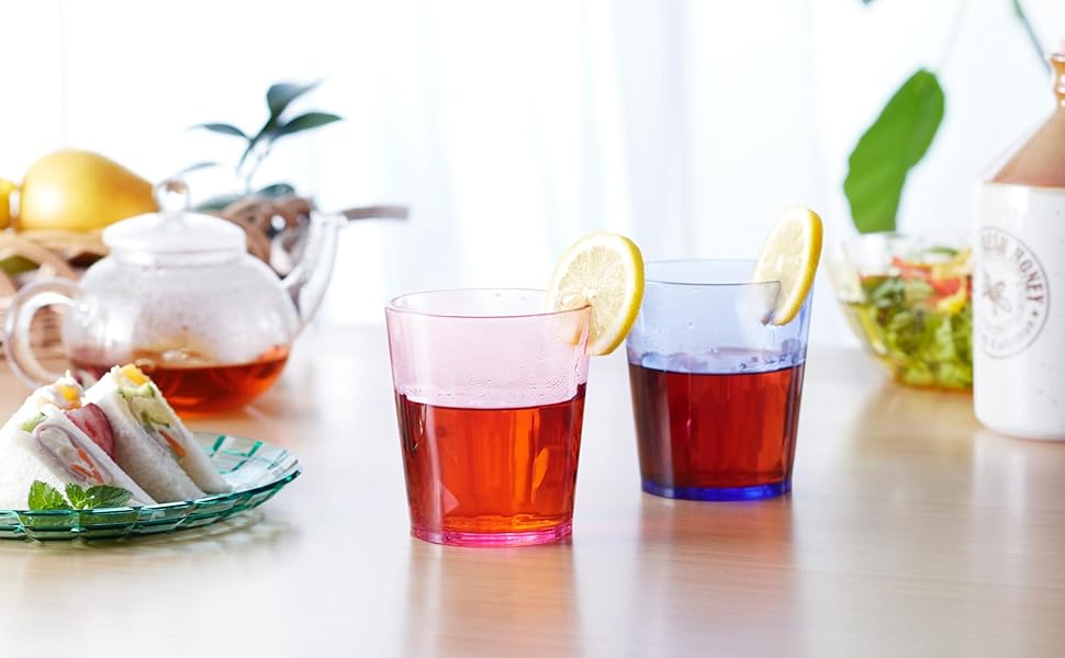 Unbreakable Premium Drinking Glasses Tritan Plastic Tumbler Cups