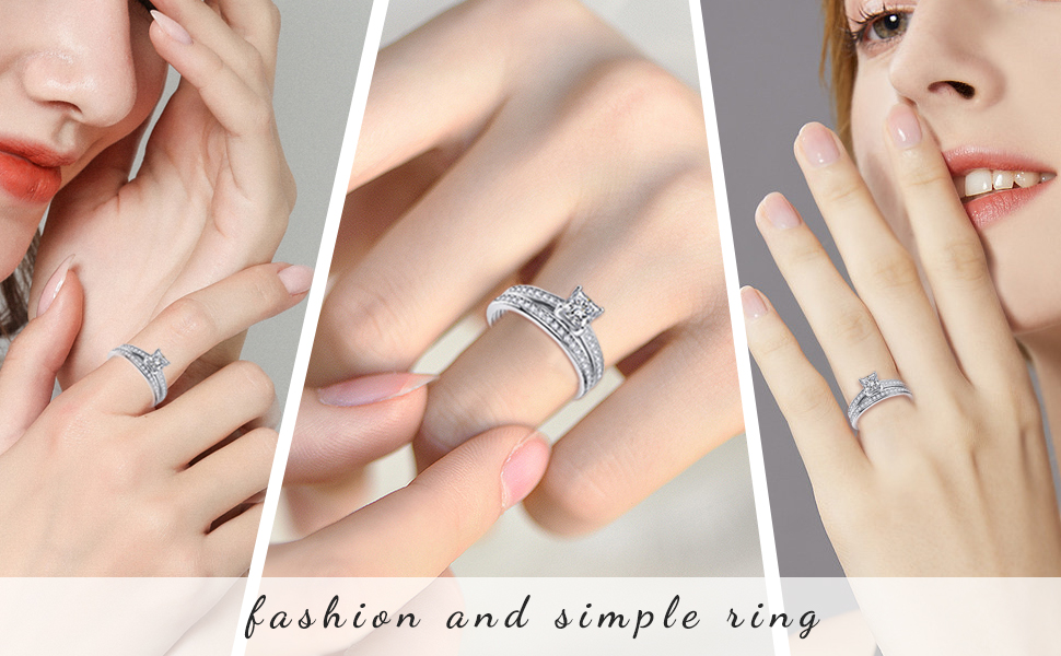 wedding ring set for women