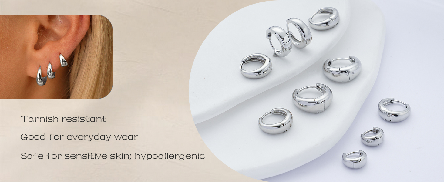 silver earrings for women