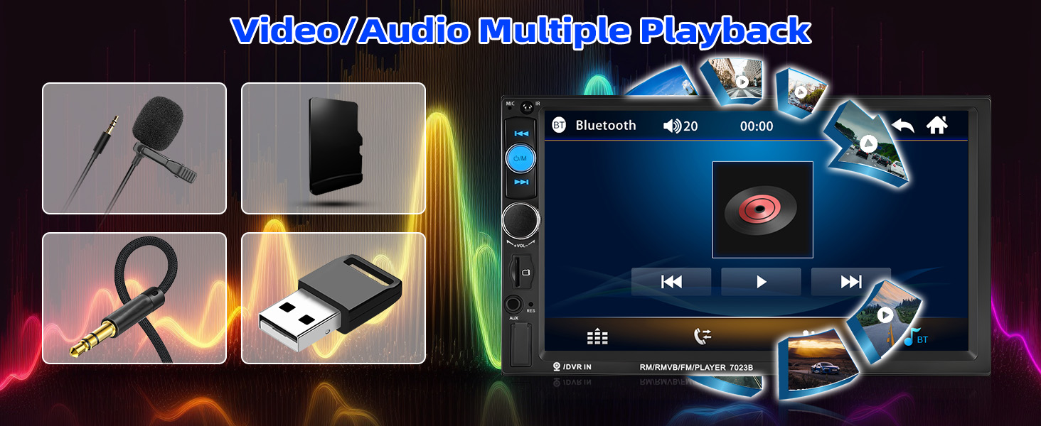 USB/AUX/TF
