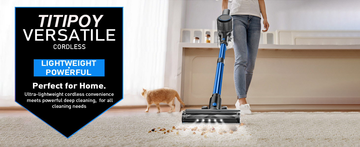  TITIPOY Cordless Vacuum Cleaner
