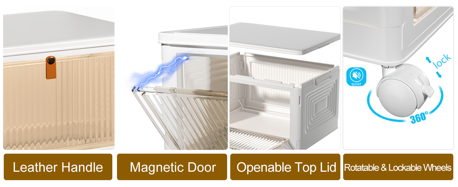 magnetic doors storage boxes