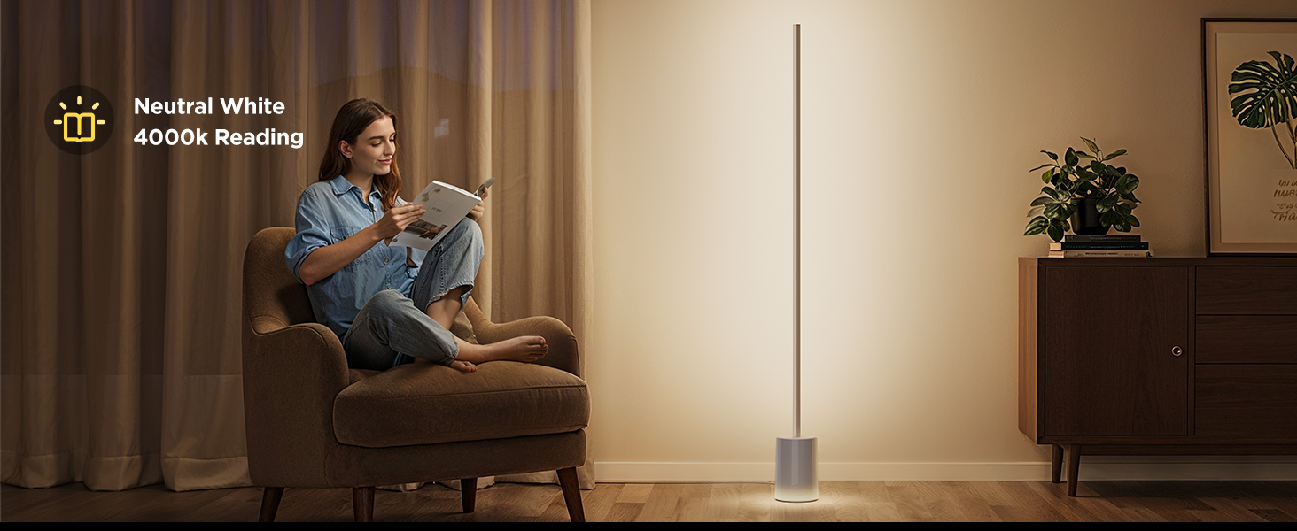 govee floor lamp 2 silver