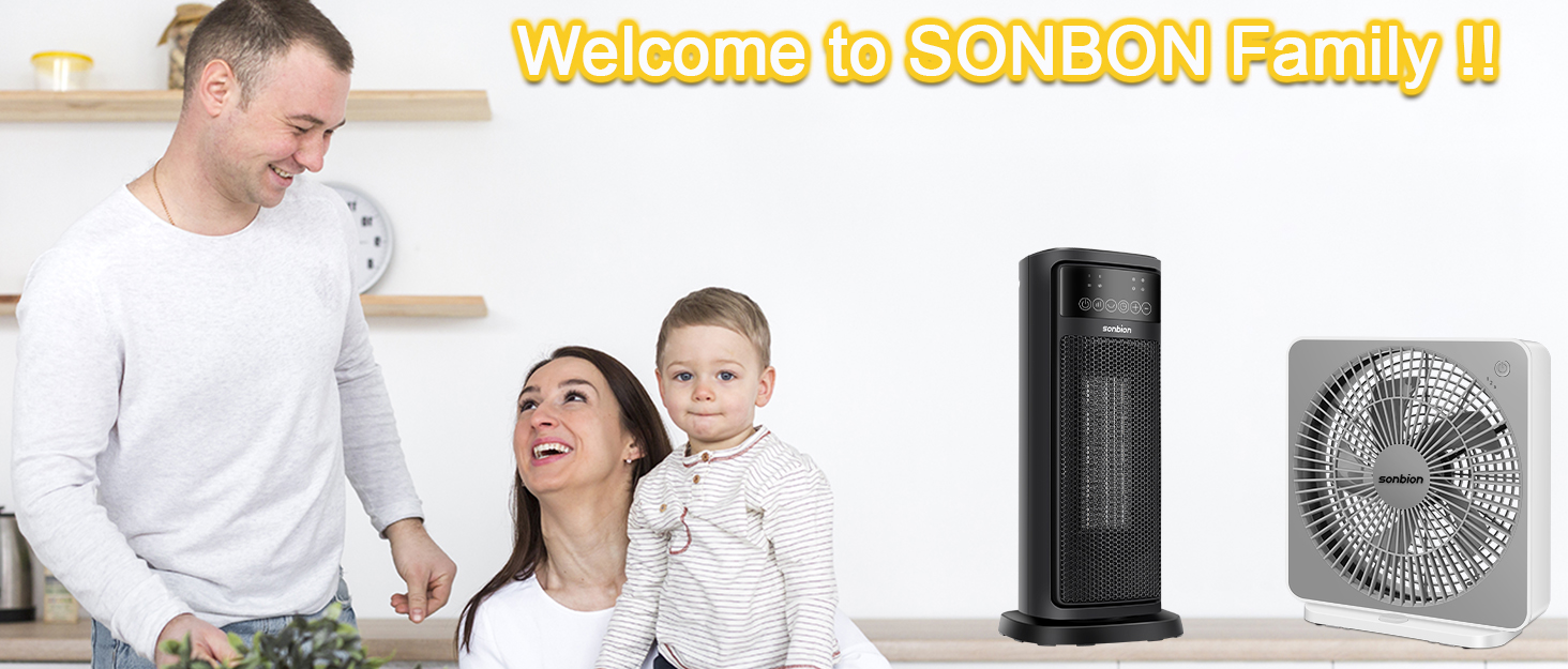 sonbion heater box fan space heater for indoor small window fan 10 inch fan electric heater room fan