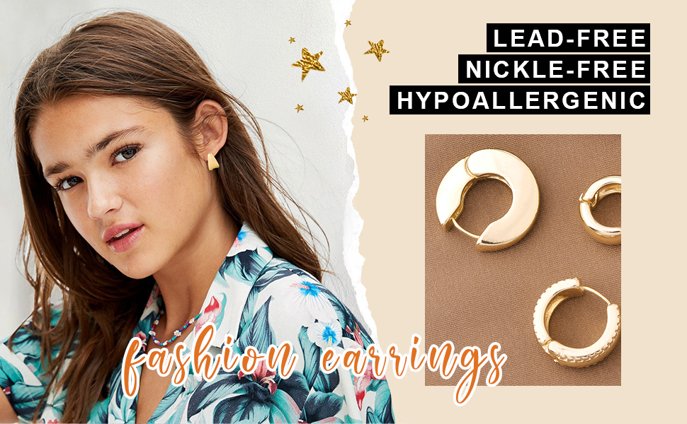 Gold Hoop Earrings for Women