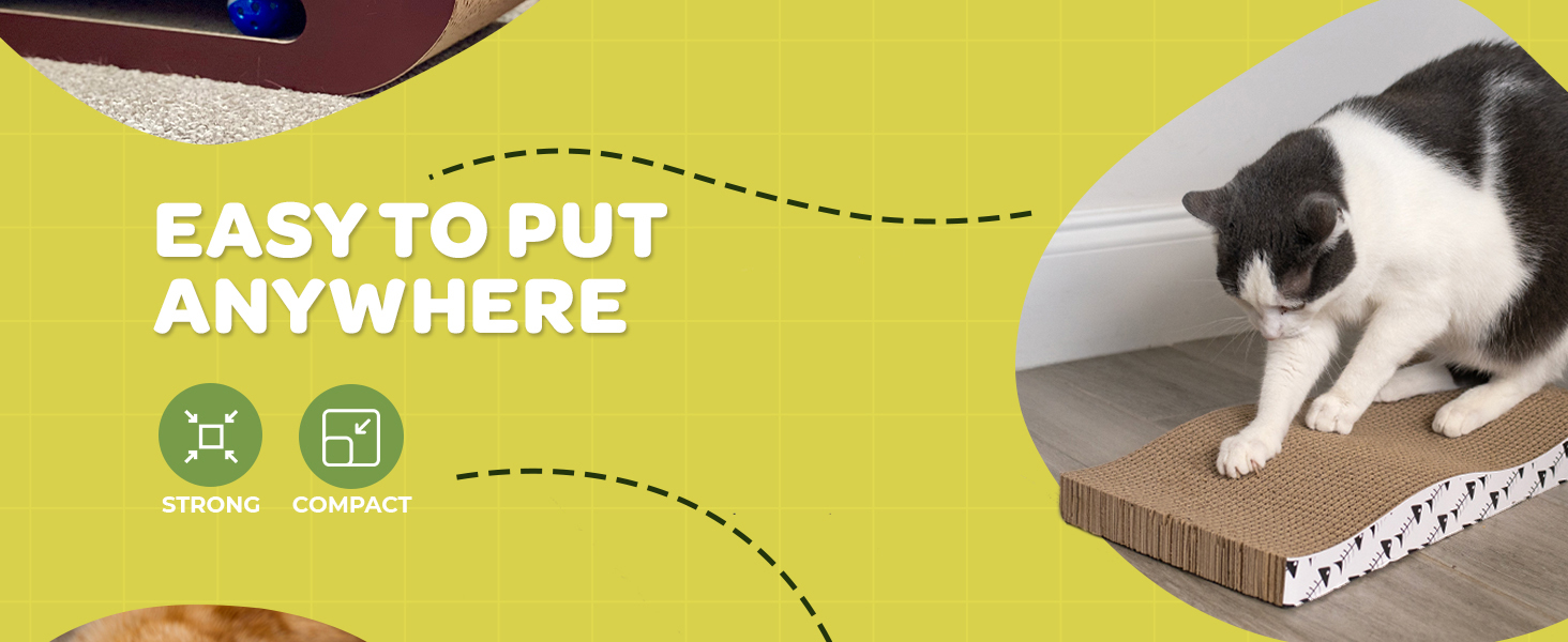 cardboard cat scratcher house