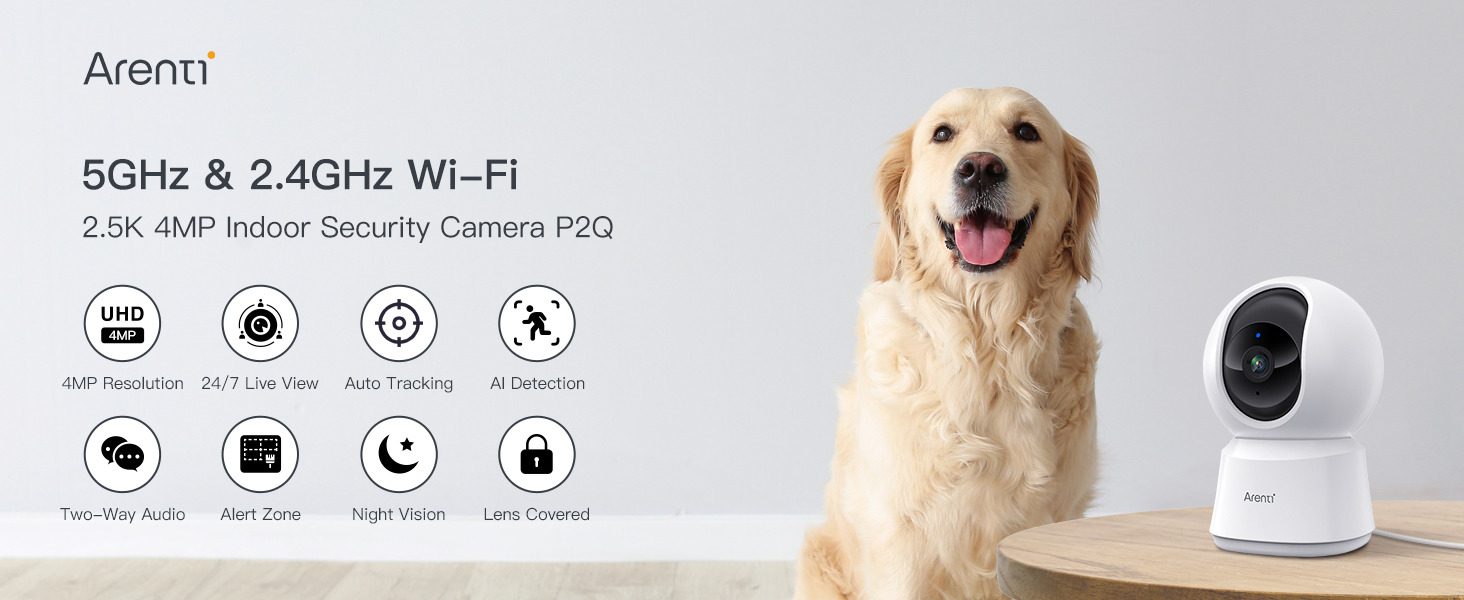 P2Q Indoor Security Camera