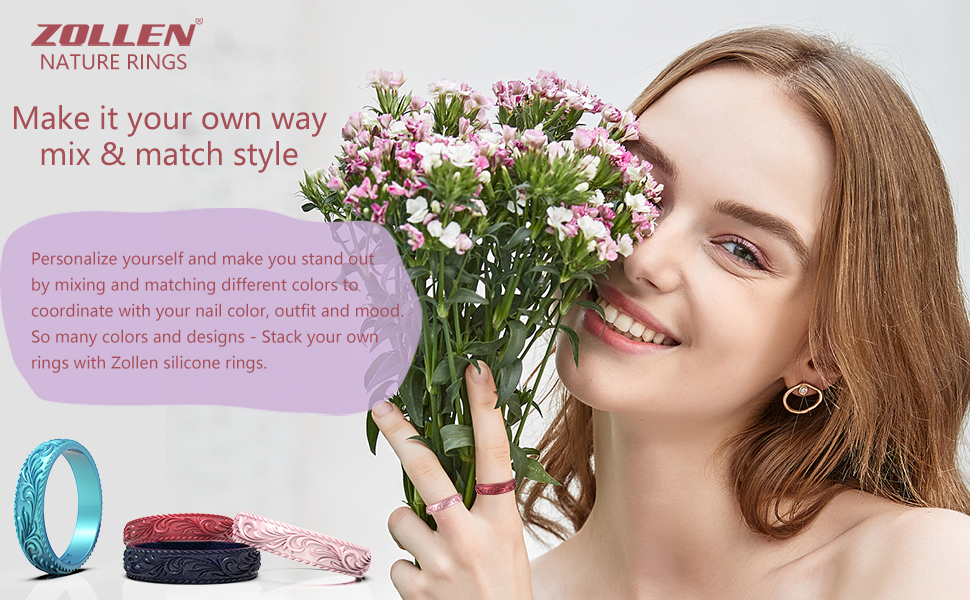 silicone wedding ring for women 