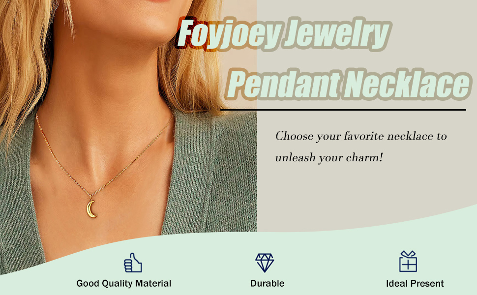 Foyjoey Moon Necklace