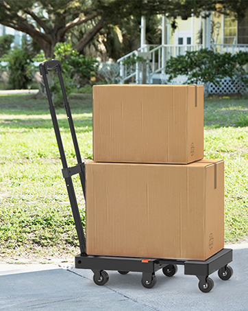 Ronlap Folding Hand Truck Foldable Dolly Cart for Moving Heavy Duty Luggage Cart Platform Cart