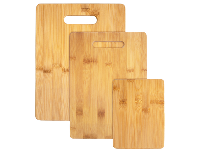 Totally Bamboo 3 Piece Bamboo Wood Cutting Board Set