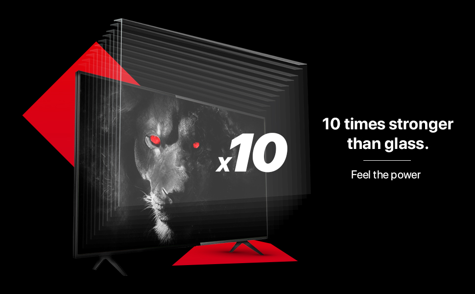 TV Screen Protector 10 times stronger than glass