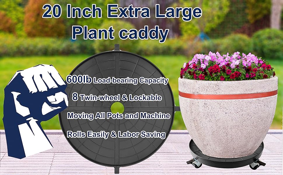 5 gallon pots for plants plant dolly greenstalk vertical planter plant roller base large plant pots