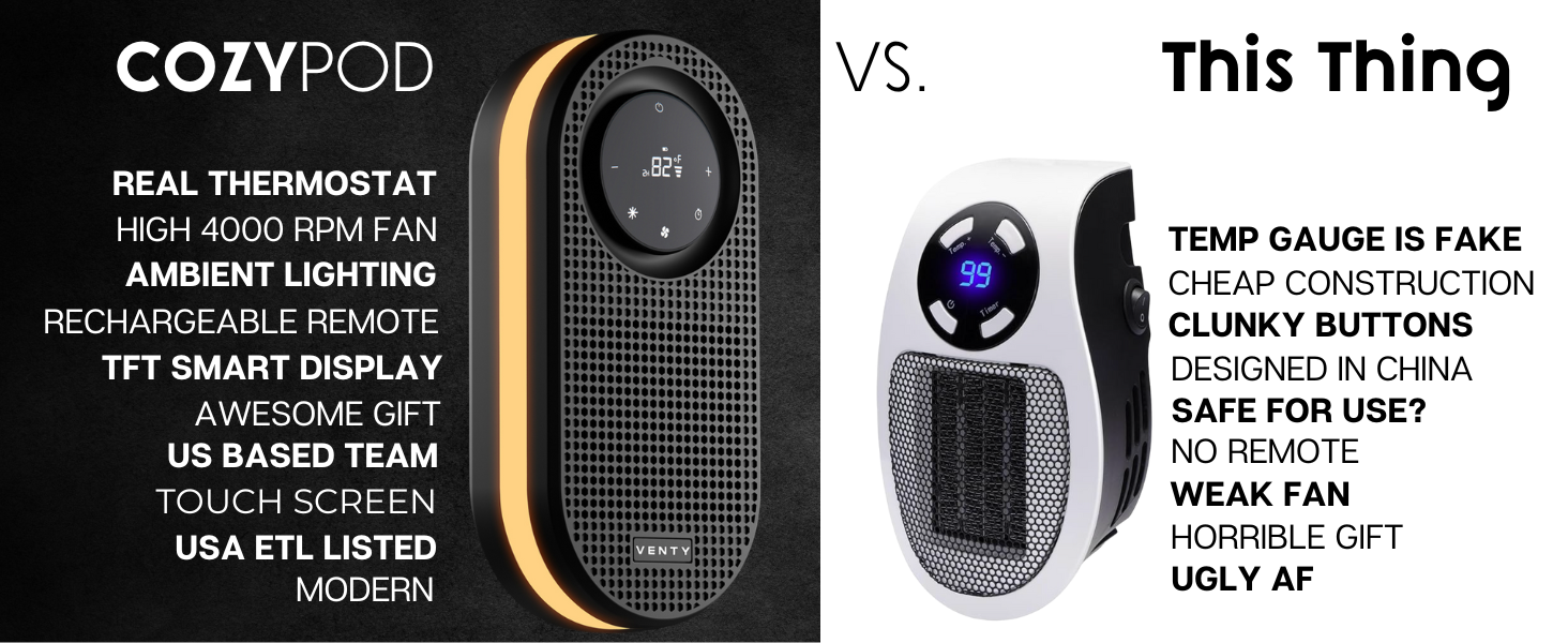 comparison heat photo warmth warming battery powered