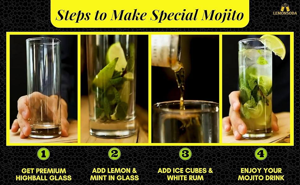 Steps to make special mojito