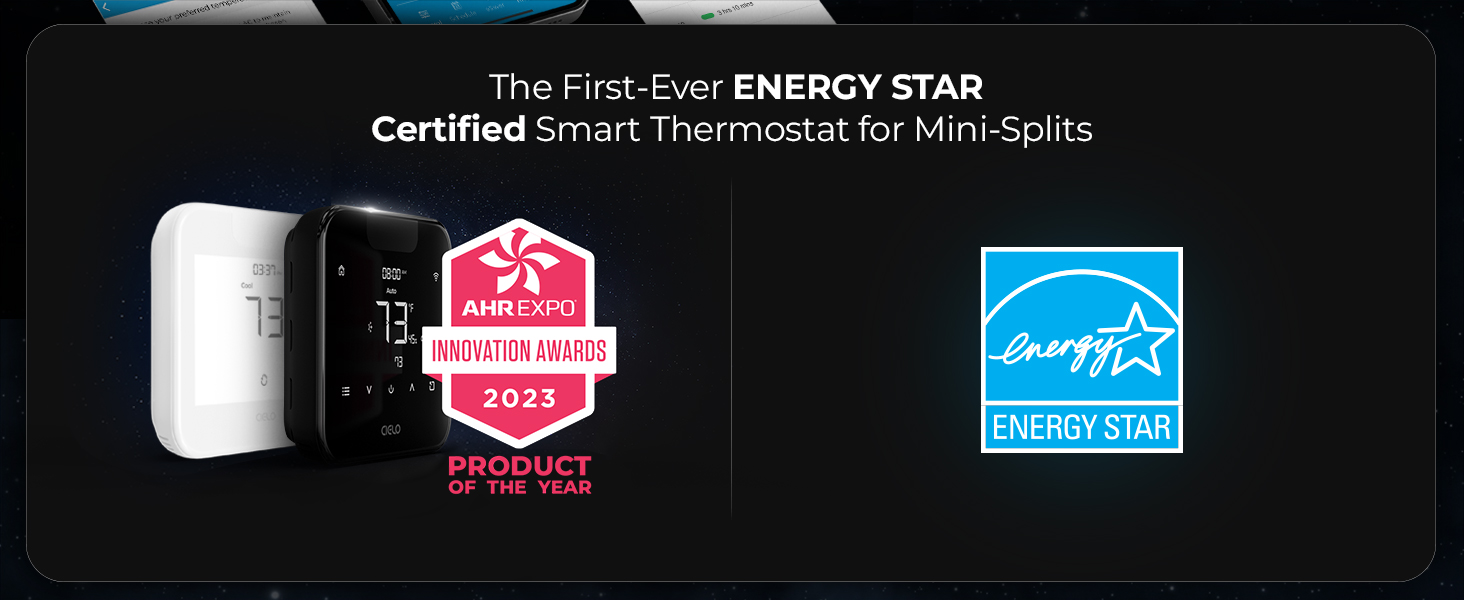 Award-winning, energy star smart AC controller with in-built sensors for perfect room climate
