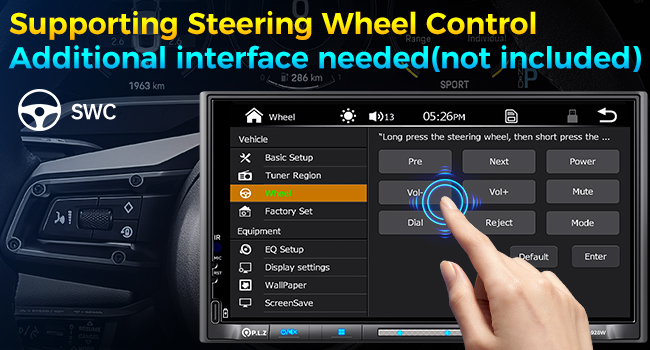 wireless android auto double din car radio with backup camera apple carplay aftermarket radio