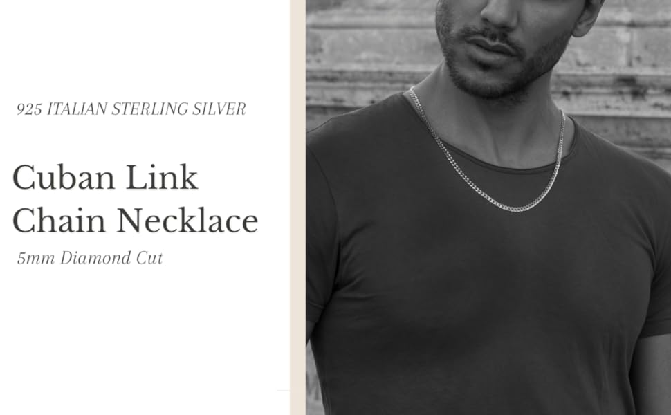 cuban silver chain