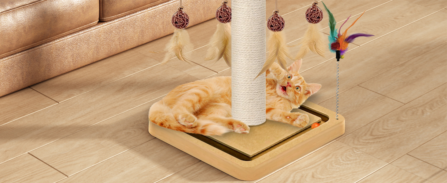 cat scratching post