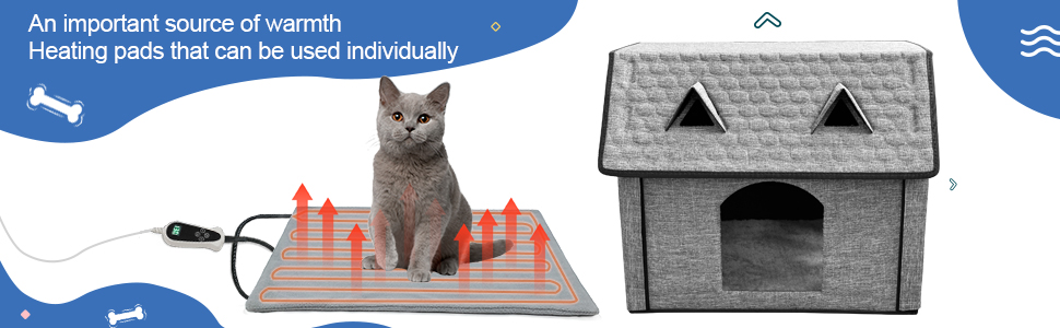 Removable heating pad