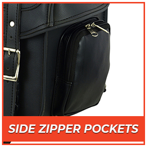 Daniel Smart Cooler Saddle Bag Cooler with side zipper pockets
