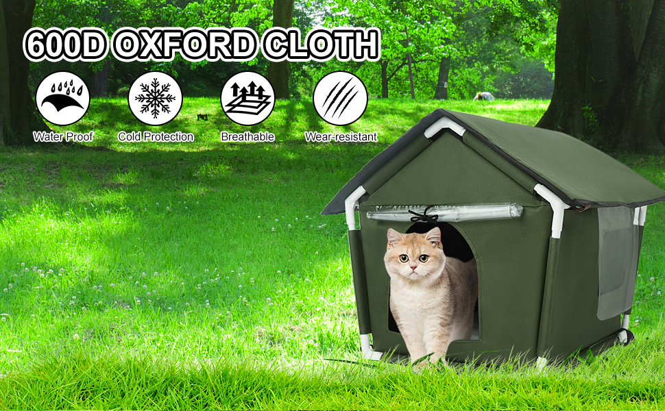 waterproof cat house