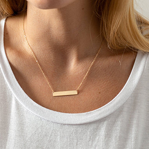 horizontal necklace