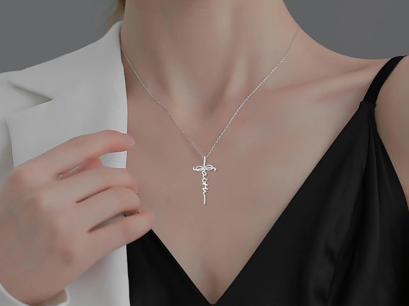 Diamond Faith Cross Necklace