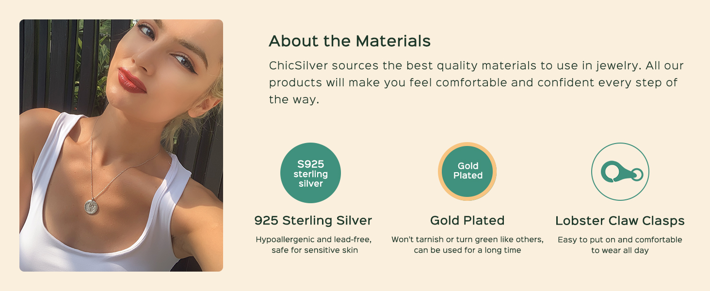 coin necklaces for women