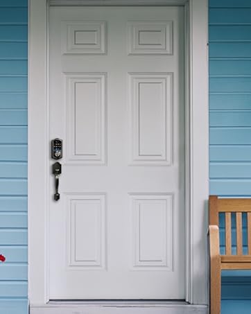 keypad door lock with handle 