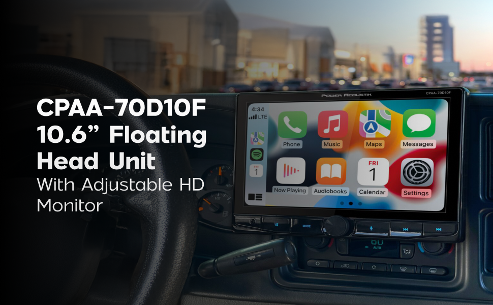 floating car stereo