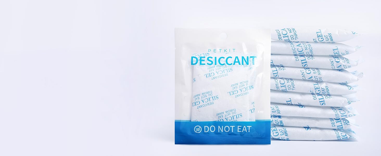 replacement desiccant bag for automatic pet feeders
