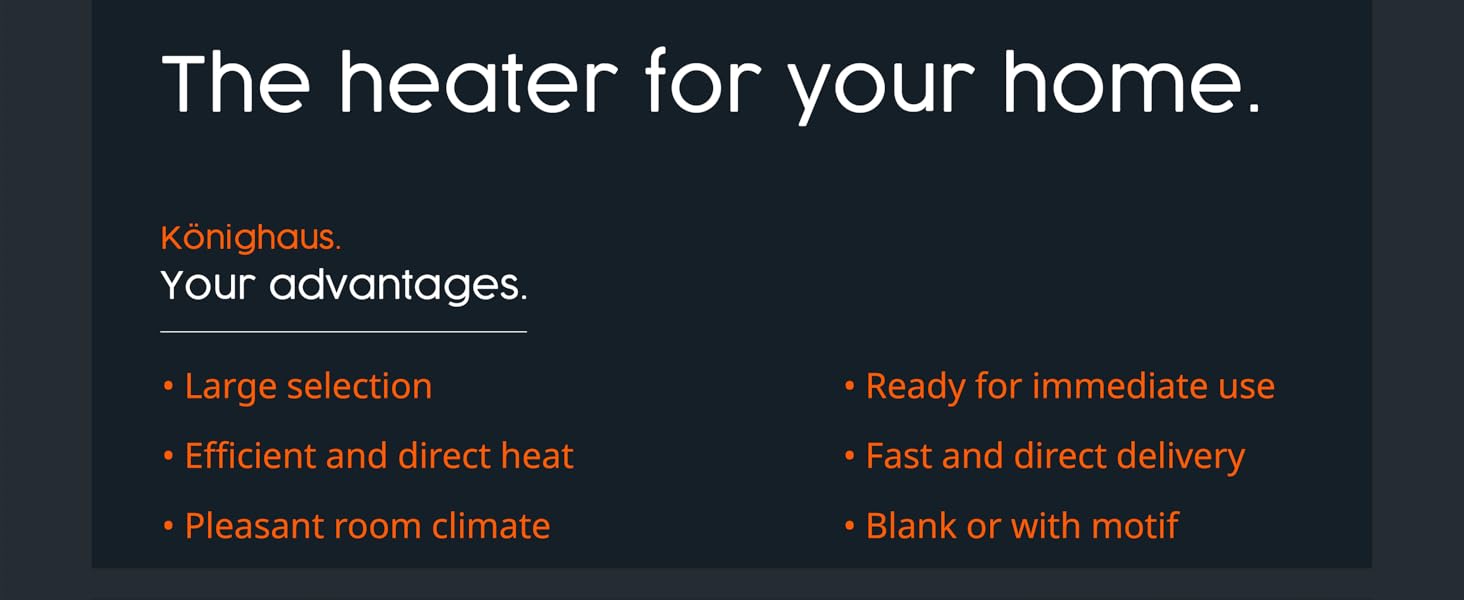 Könighaus, Infraredheater, heater, wallheater, infrared