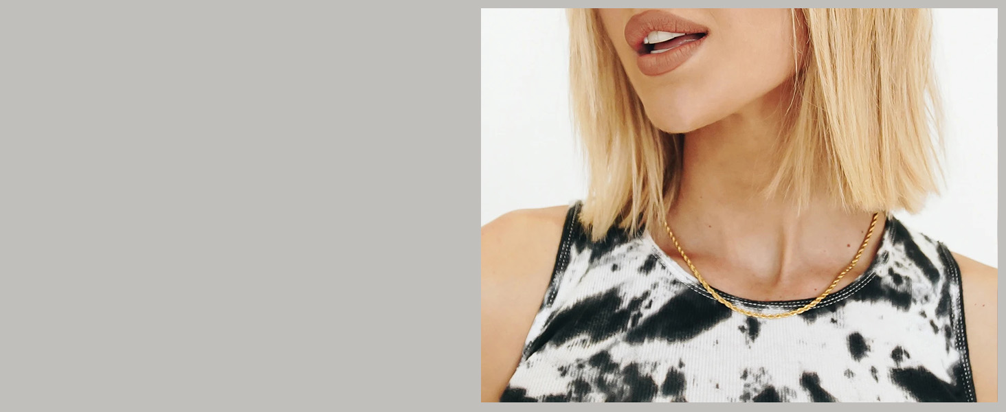 gold chain necklace for women